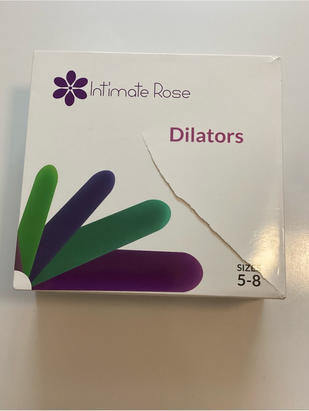 Intimate Rose Large 4-pack Silicone Dilators For Women And Men Sizes 5-8, B12
